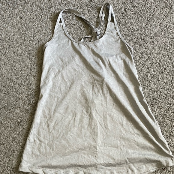 Light Grey Workout Tank Top - Picture 1 of 3